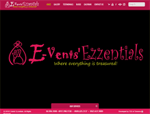 Tablet Screenshot of eventsezzentials.com